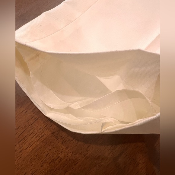 Akris Punto High Waisted Cotton Stretch straight trousers. Size 10 Off White NWT - Picture 4 of 8